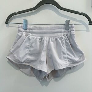 Lululemon Hotty Hot Short 2.5in Inseam - Size 2, Light Grey